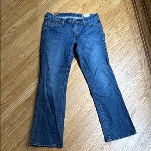 Gap 1969 Classic Fit Bootcut Jeans Medium Tint Size 10A Stretch Denim